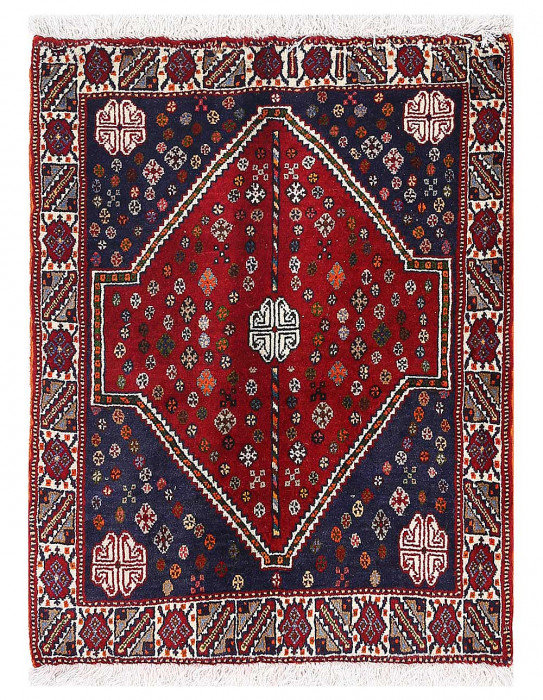 Tapis en laine d'agneau unique 2 pi 5 po x 3 pi Byntlee