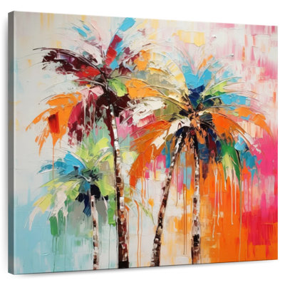 Harnek, palmiers tropicaux colorés I