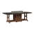 Hammered Top Black with Brazilian Walnut Base
