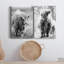 Gretna Green Highland - ensemble de 2 photographies sur toile tendue-1100643722