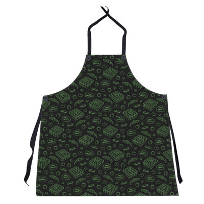 Tablier de motif à pizza arrière