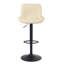 Swivel Bar Stools Modern Leather Upholstered Counter Stools for Kitchen Island, Adjustable Height Stools with Footrest for Home Bar-189897542