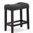Ereka Button Tufted Counter Height Saddle Stool-1717196491-1717196490