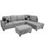 Canapé et chaise longue avec repose-pieds de 103,5 po Palmer-982671625-982671618
