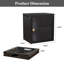 Armoire de rangement pliable empilable 15,94 "， Boîtes de rangement pliantes avec portes-801124990