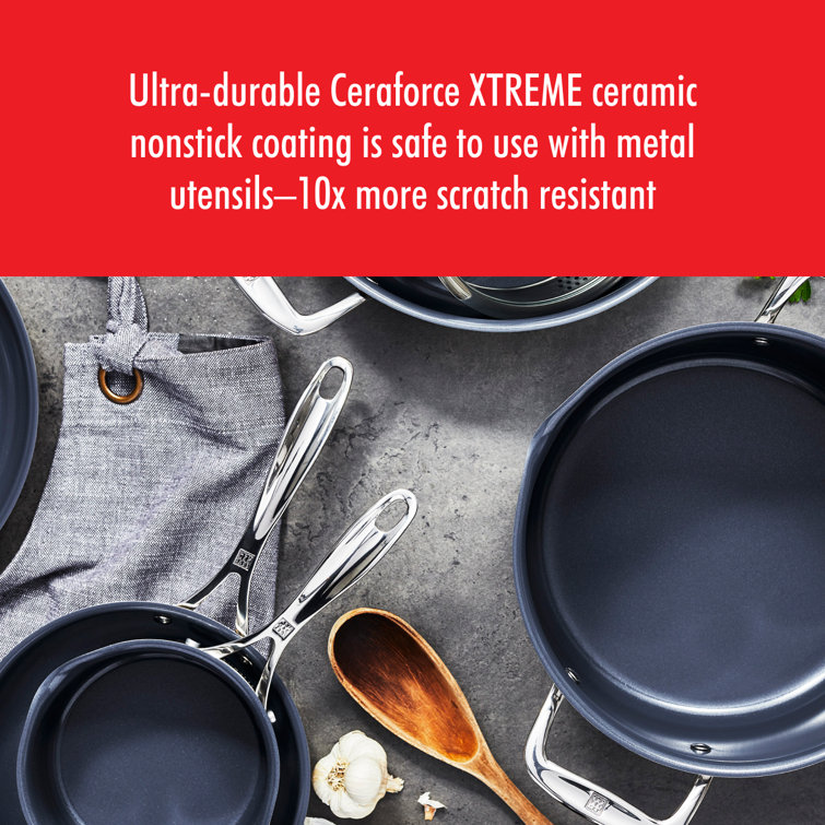 ZWILLING Clad Xtreme Anodized 2-pc, aluminum, Non-stick, Frying pan set