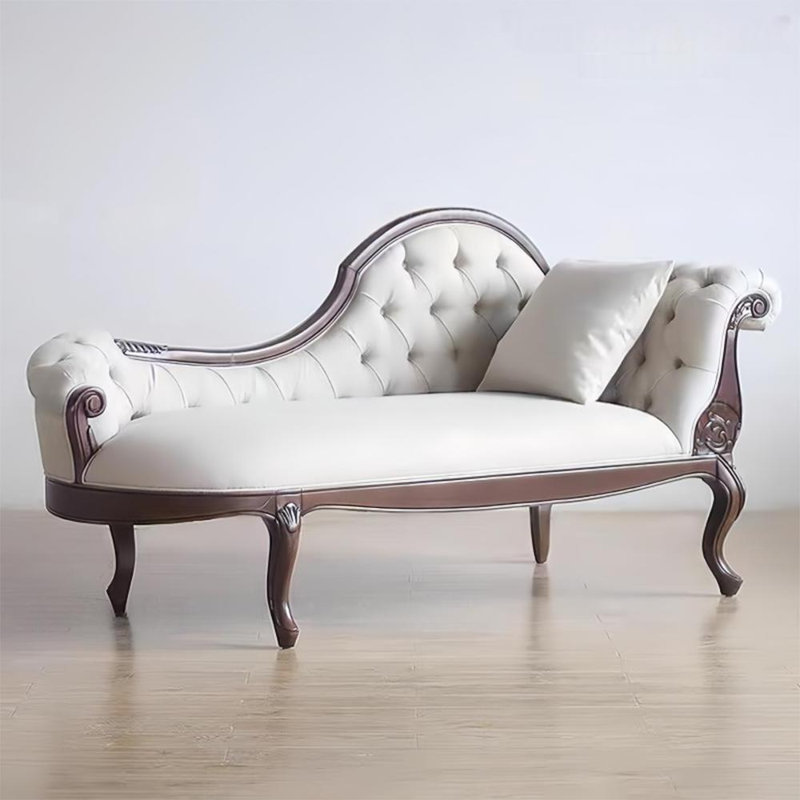 High-quality birch wood leisure chair, Right Hand Facing
