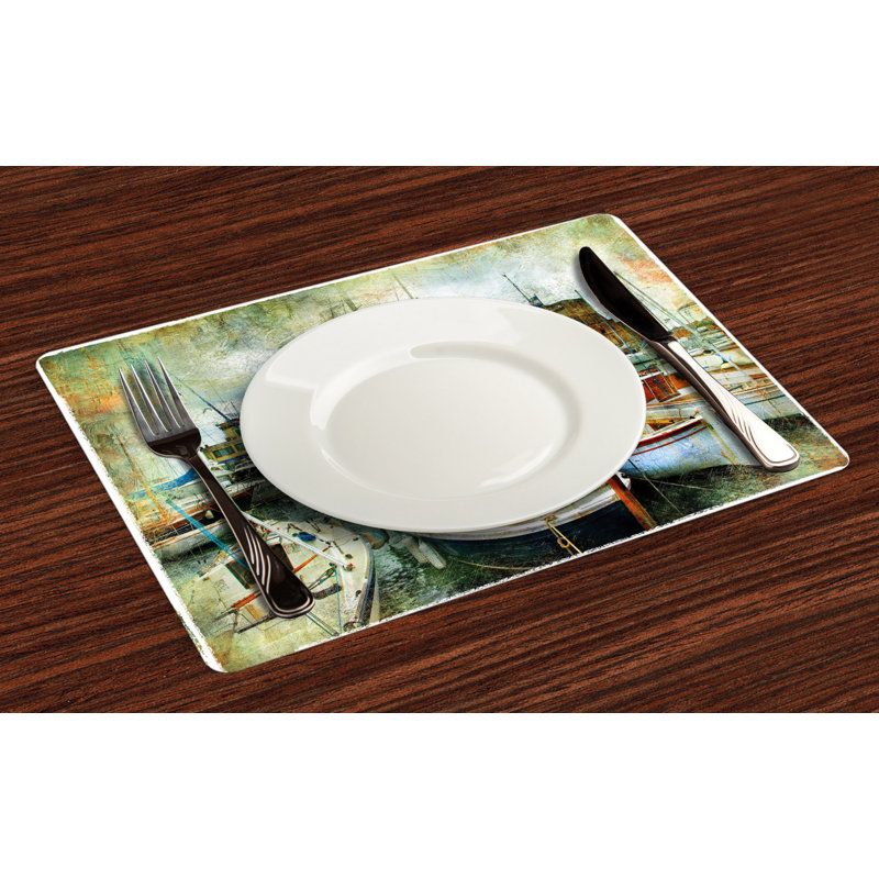 Jaime Italian Boats in Naples Placemat