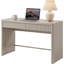Bureau moderne cannelé avec 2 tiroirs cachés l 48,86 po Cesiro-1862708019