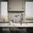 Kohler Tournant Single Handle Semi-Professional Pre-Rinse Kitchen Faucet with Three-Function Pull Down Sprayer-84916040