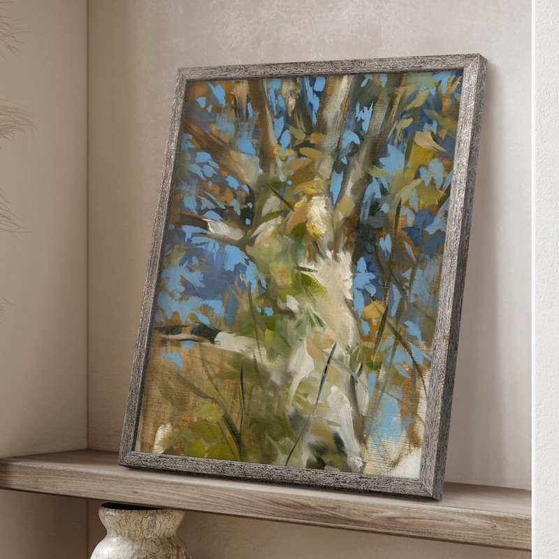Chêne, reproduction encadrée - bois massif, H 15 po x l 12 po