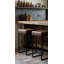 Tabouret de bar grand avec cuir brun-1851920752