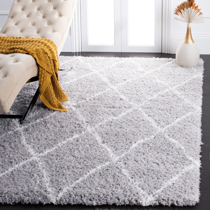 Tapis à motif géométrique Hyeon Performance, Rectangle 5 pi 3 po x 7 pi 6 po