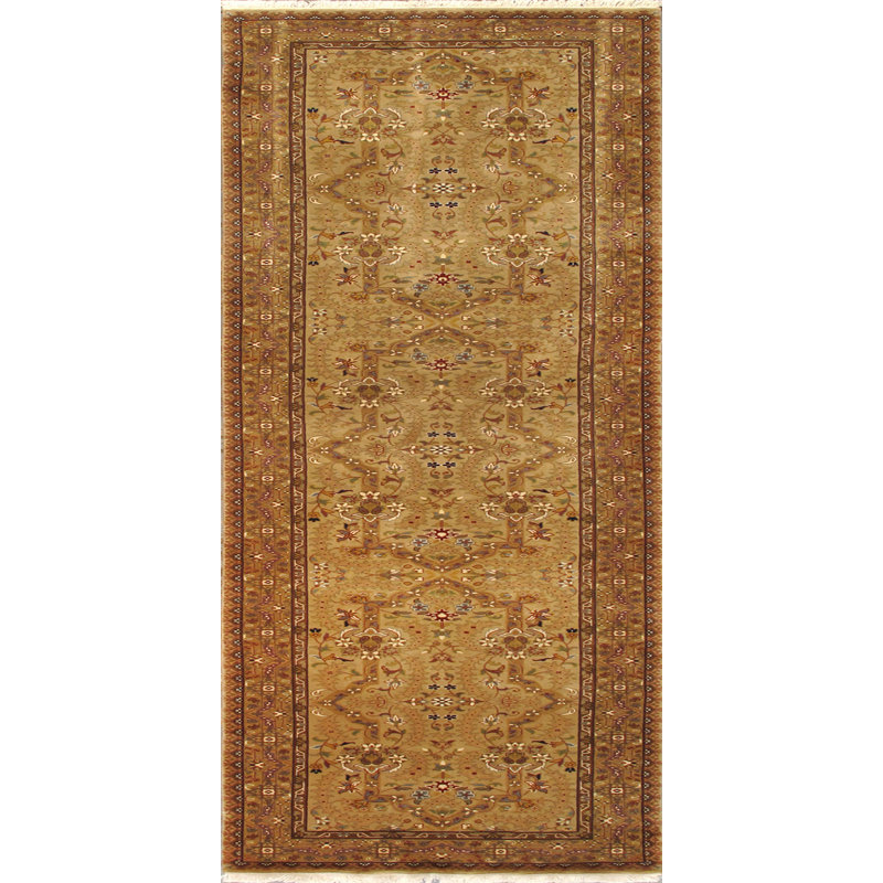 Baku Handmade Wool Oriental Area Rug, Runner 2'6" x 7'