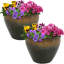 Pot de fleurs d'extérieur en céramique Chalet-343419991-343455988