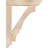 5 1/2"W x 36"D x 48"H Balboa Slat Smooth Bracket, Douglas Fir-93350970-93350971