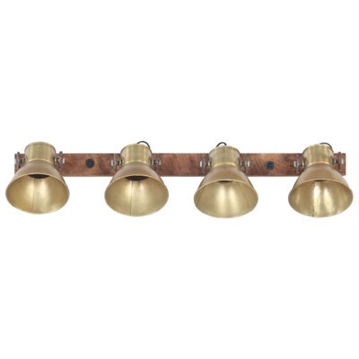 Lindsay Solid Wood and Iron Wall Sconce