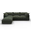 Canapé modulaire rembourré en L Hamburg -2068183463