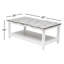 Table basse en bois massif avec rangement Decastro-917793042