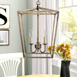Finnick 3-Light Dimmable Metal Lantern Pendant