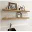 Tablette flottante en bois de pin massif-368932704