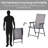 Steel Outdoor Folding Dining Armchair