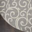 Tapis à motif floral gris Thornlie-273879215