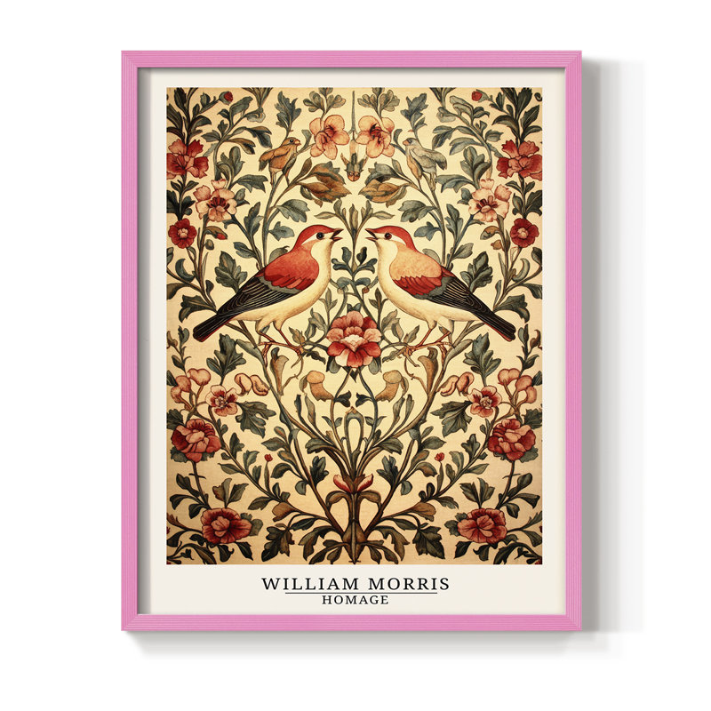 Imprimé encadré en bois massif de la série Cccxxxxxxxxxxxxxxx, H 30 po x l 24 po, Rose