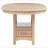 Oval 60-inch Counter Height Extension Dining Table