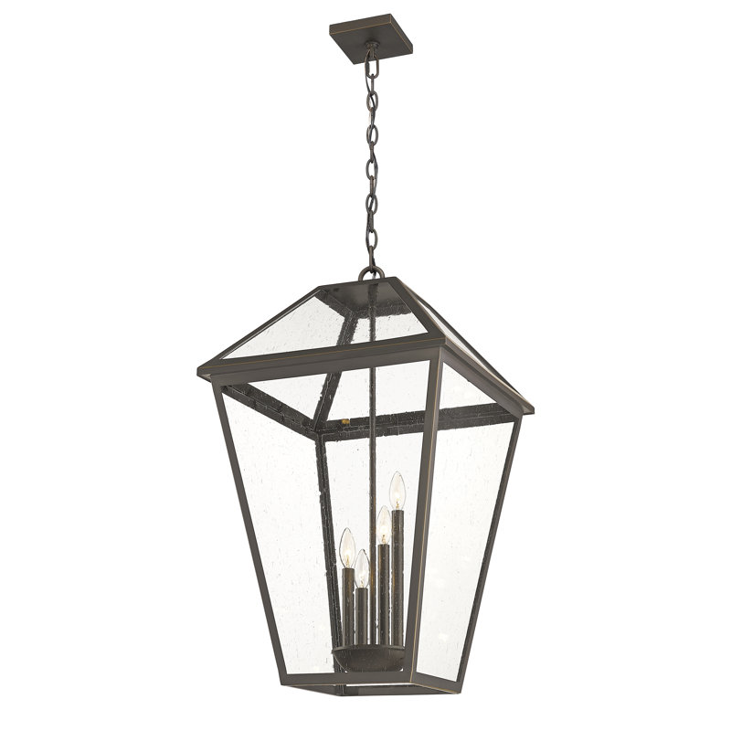 Anzar 4 - Light Outdoor Pendant, Olde Brass