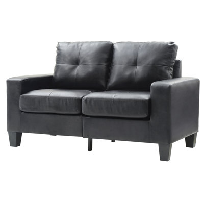 Modular Loveseat , BLACK