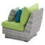 Ensemble de conversation modulaire avec coussins Sunbrella Fionnula-28331461