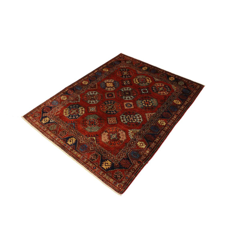 Aarav One-of-a-Kind 4'10" x 6'4" 1960s Area Rug in Rust