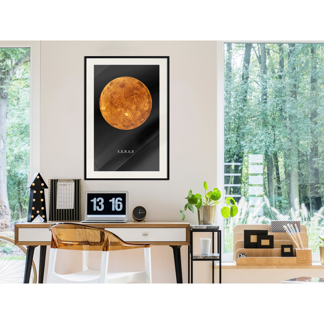 Gerahmtes Poster The Solar System Venus