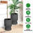 14.2" Tall Planters Set Of 2, Plant Pots, Self Watering Pots For Indoor Plants, Flower Pots With Built-In Drainage And A Water Level Monitor, For Patio, Porch, Living Room, Or Home Office-803991283