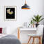 «Glam Détail Moon with Roses», reproduction encadrée sous verre, design par Daniela Santiago-117181806-117181808