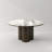 Fairmont 59" Round Sintered Stone Dining Table Seats 6-8-351538467