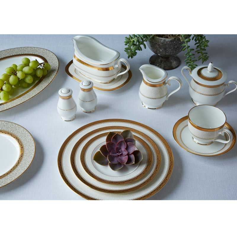 Noritake Odessa 5-Piece Place Setting, Service for 1, Gold