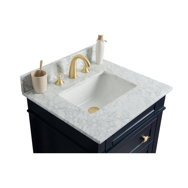 Alex 24'' W Single Vanity, Blue