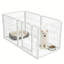 60cm H Playpen Pet Pen 6 Panels Steel Dog Exercise Pen-130062444
