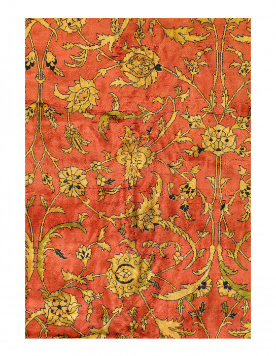 Fine Hand knotted Antique Agra rug 14'9"x25'7"
