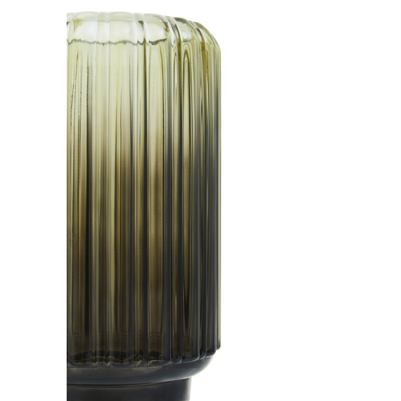 Chima Glass Table Vase, 24cm H x 14cm W x 14cm D