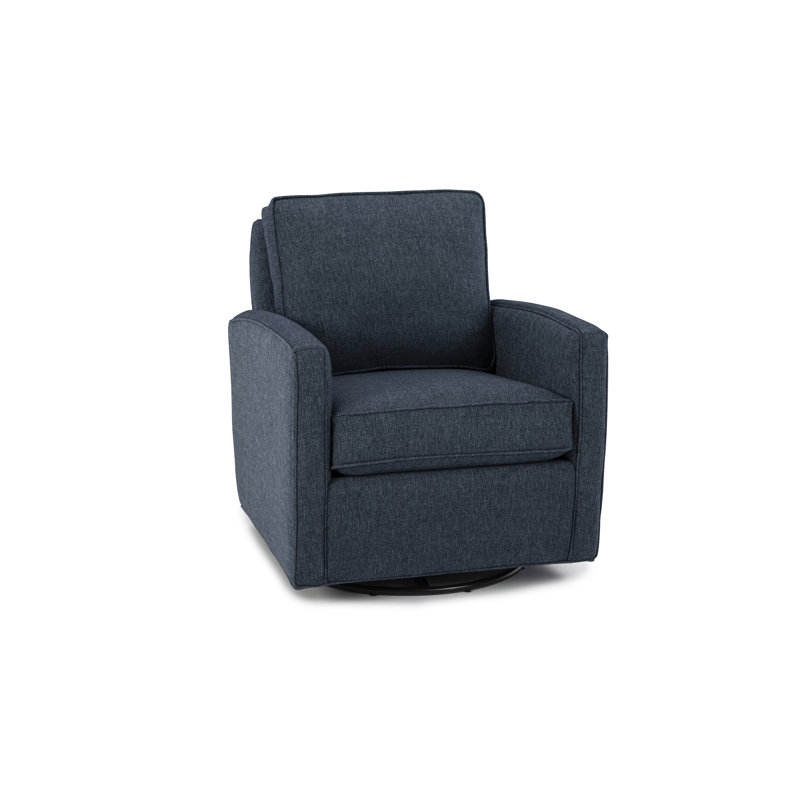 Fauteuil pivotant de 30 po Eleanor, Polyester aquarium