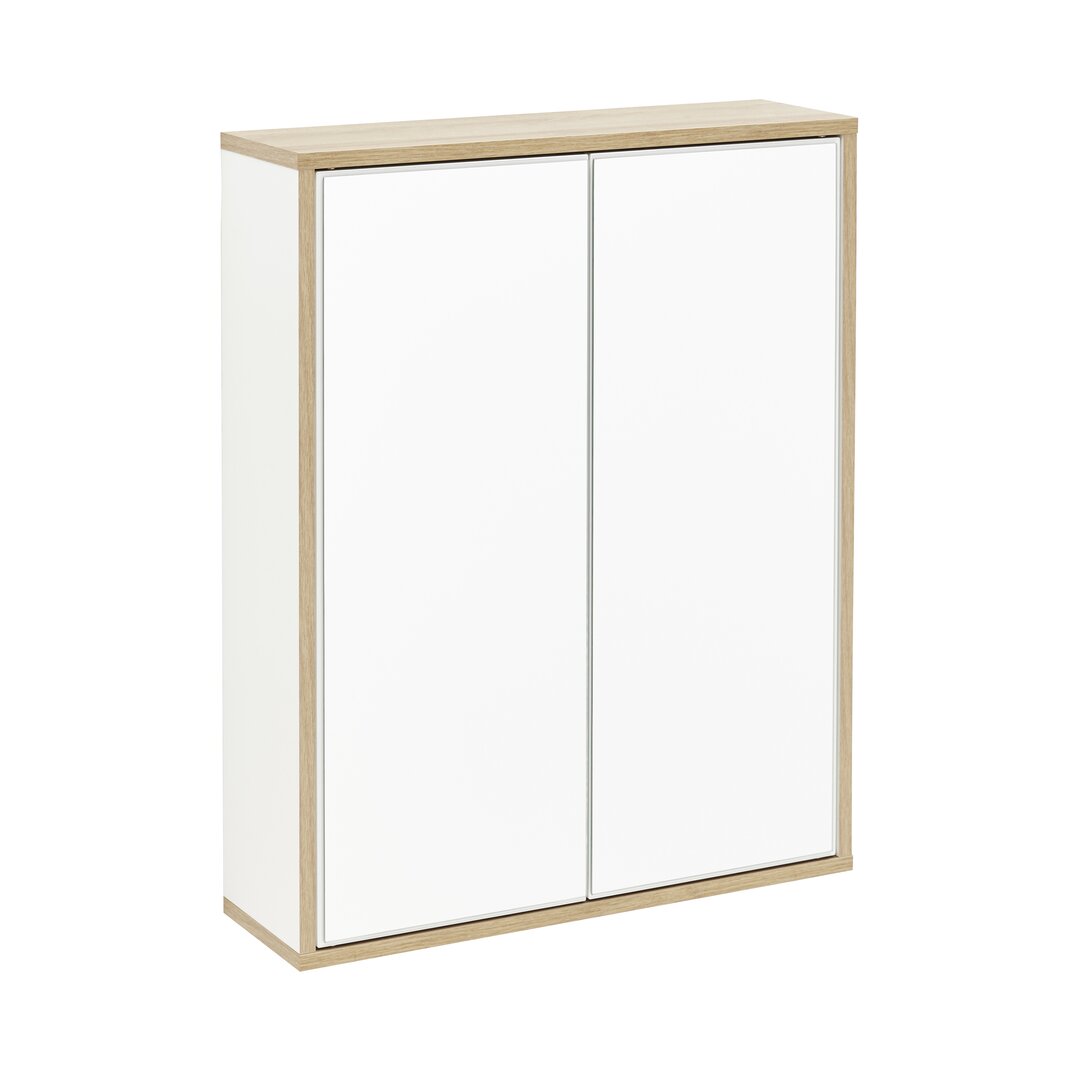 63 cm x 77 cm Spiegelschrank Finn