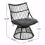 Chaise et table d'appoint