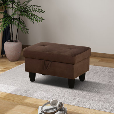 Rehmaan Upholstered Bench with Flip Top
