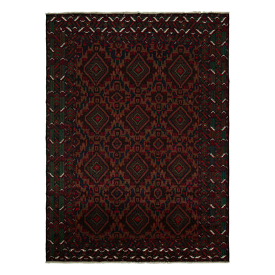 Vintage One-of-a-Kind 9'5" X 12'4" Hand Knotted Area Rug