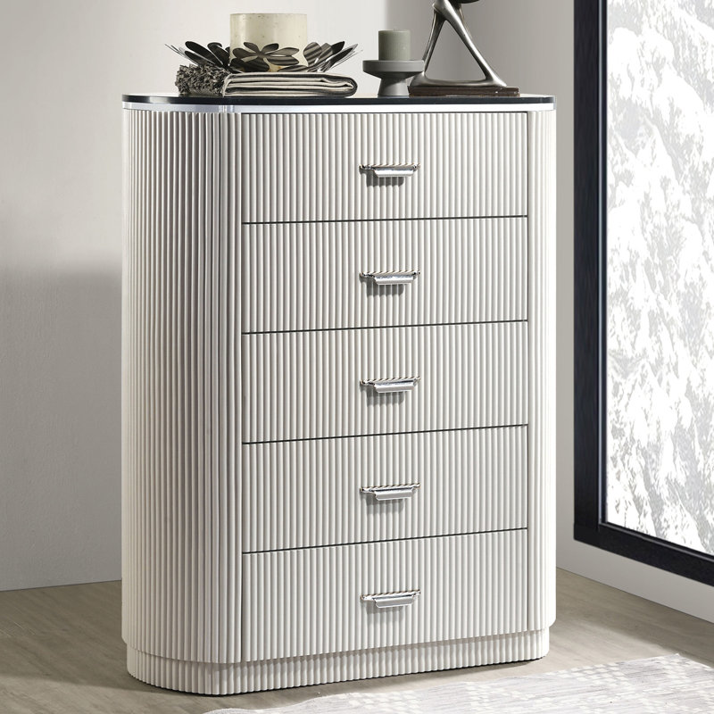 Commode contemporaine Aldgate, gris clair