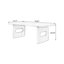 Bureaux rectangulaires bruns en bois massif-108738925