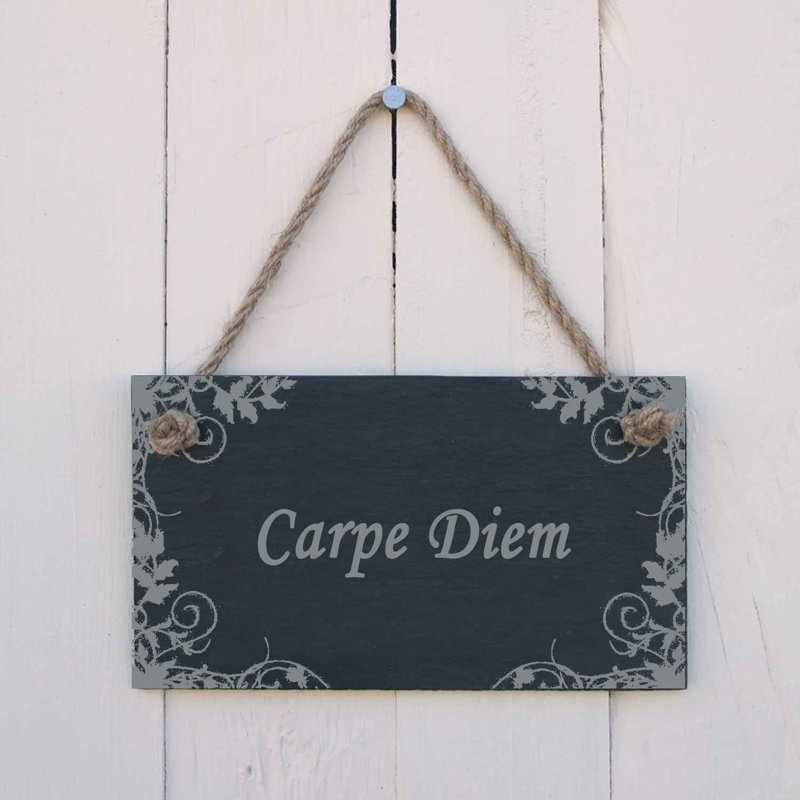 Timberville Carpe Diem Sign